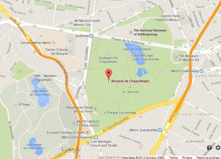 chapultepec park map