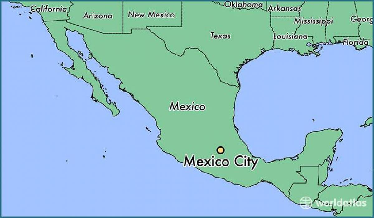 Qytetit të meksikos, meksikë hartë