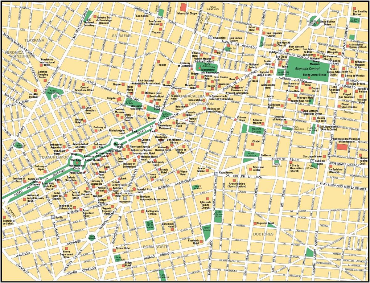 hartë e Meksikës Qytetit, gjë
