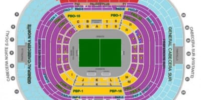 Estadio azteca shtrojë hartë