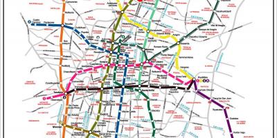 Harta e Mexico City transit